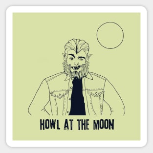 Howl At Thea Moon Sticker